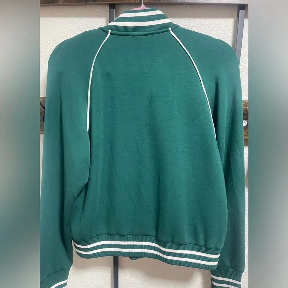 Varley Jepson Club Tennis Jacket • Court Club Logo • Forest/White • NWT • S - Picture 4 of 12